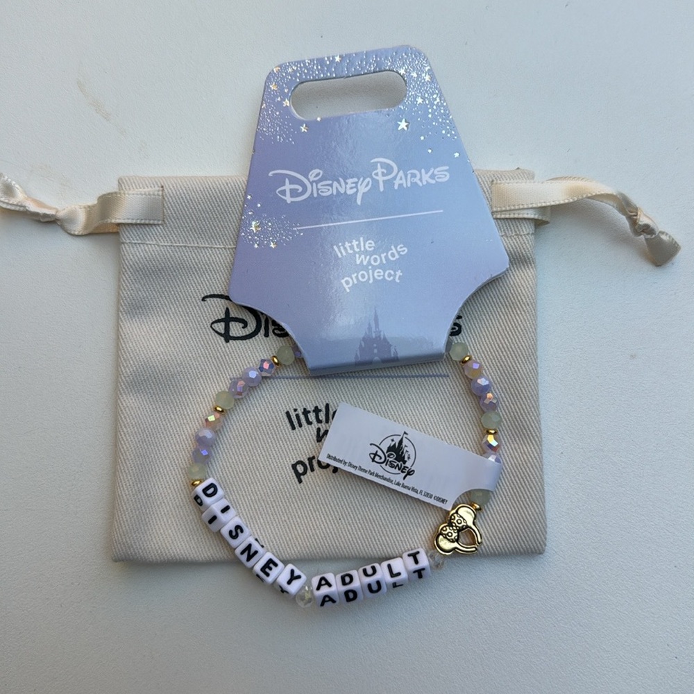 Little Words Project x Disney Parks “Disney Adult” Bracelet